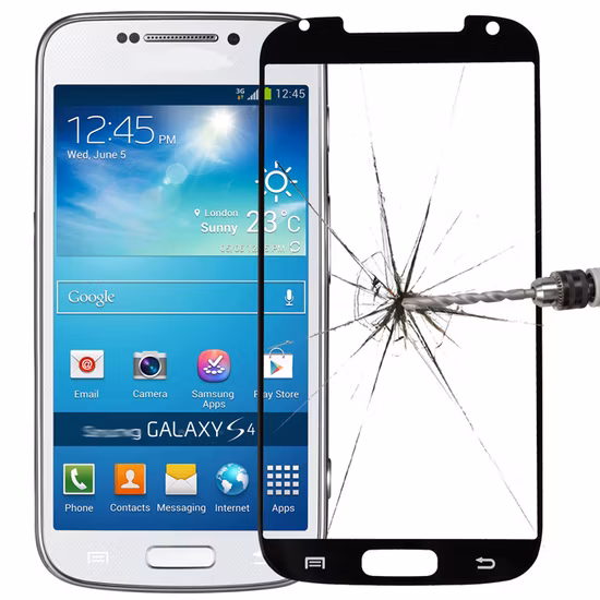 Full Color Tempered Glass Protector Screen for Samsung S4 I9500