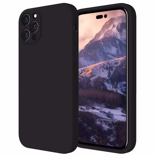Чехол для iPhone 14 PRO, силиконовый чехол для телефона [Защита камеры] с [2 защитными пленками для экрана], мягкий антибликовый чехол